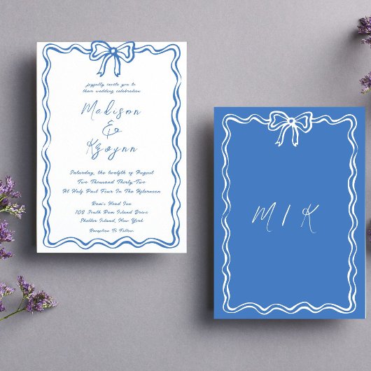 手お洒落引きドードル結婚ズ 招待状