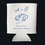 手お洒落引きネイビーVintageカー結婚ズ 缶クーラー<br><div class="desc">この愛らしいデザインは、手描きの要素とお洒落文字を備えはっきりしたている。</div>