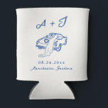 手お洒落引きネイビーVintageカー結婚ズ 缶クーラー<br><div class="desc">この愛らしいデザインは、手描きの要素とお洒落文字を備えはっきりしたている。</div>