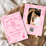 手お洒落引きホットピ結婚ンクの写真 セーブザデート<br><div class="desc">この手を引いて結婚あなたの音を設定お洒落し、日付の写真カードを保存！繊細な芸術的詳細と写真を備えパーソナライズされた、このデザインは創造性と魅力を美しく融合させる。ソフトなエレガントタイポグラフィはロマンチックなテーマを強化し、カスタマイズ可能な詳細は完璧にあなたの特別な日に合わせる。個人のtouchを求めるカップルに理想的ユニークな、このカードの招待状は、スタイルであなたの愛の物語に祝愛した人を愛している。この記念に君の発表を忘れ芸術的ないでくれ</div>
