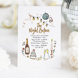 手お洒落引きリハファンキーーサルディナー 招待状