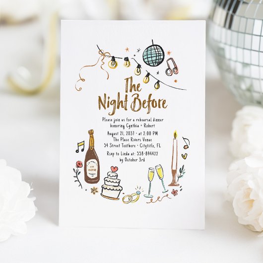 手お洒落引きリハファンキーーサルディナー 招待状