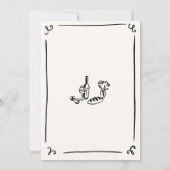 手お洒落引きリハーサル 招待状 (裏面)