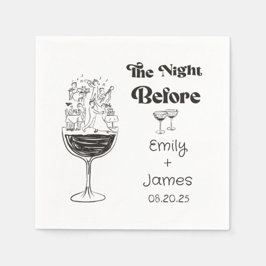 手お洒落引き予測できなのナ結婚プキン スタンダードカクテルナプキン (正面)