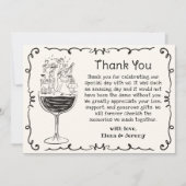 手お洒落引き予測できなの結婚サンキューカード サンキューカード (正面)