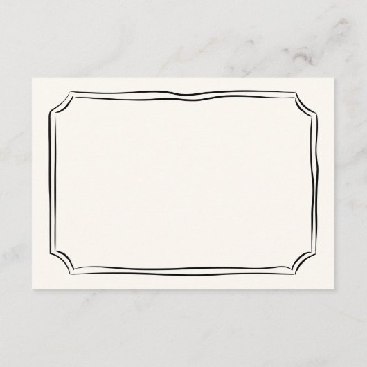 手お洒落引き予測できなの結婚詳細 エンクロージャーカード (裏面)