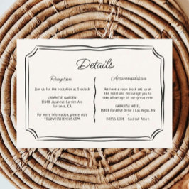 手お洒落引き予測できなの結婚詳細 エンクロージャーカード