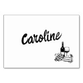 手お洒落引き座席表 テーブルナンバー (正面)