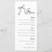 手お洒落引き弓のメ結婚ニュー メニュー (正面)