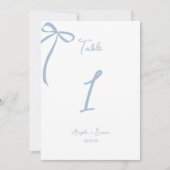 手お洒落引き弓ほこりっぽい青いテーブル番号 (正面)