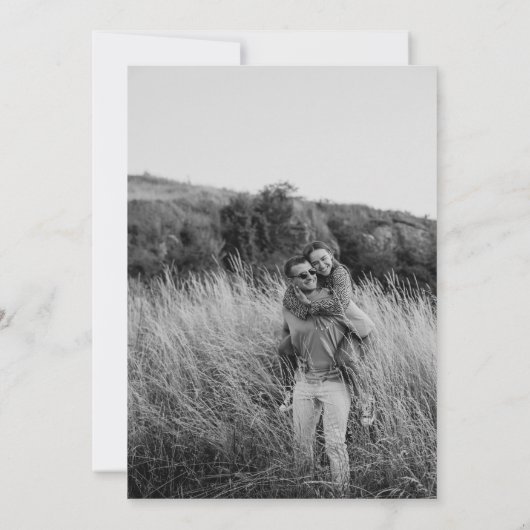 手お洒落引き弓カンデラブラ日付を保存 招待状 (裏面)