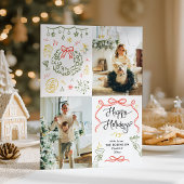 手お洒落引き弓ハッピーホリデー2写真 シーズンカード