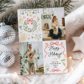 手お洒落引き弓ハッピーホリデー2写真 シーズンカード