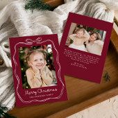 手お洒落引き弓フレームバーガンディ2写真 シーズンカード