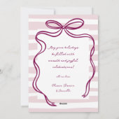 手お洒落引き弓フレーム写真クリスマス シーズンカード (裏面)