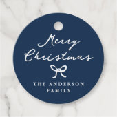 手お洒落引き弓海軍クリスマスプレゼントラベル フェイバータグ (正面)