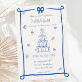 手お洒落引き弓走り結婚の 招待状