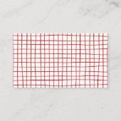 手お洒落引き枠ブライダルシャワー エンクロージャーカード (裏面)