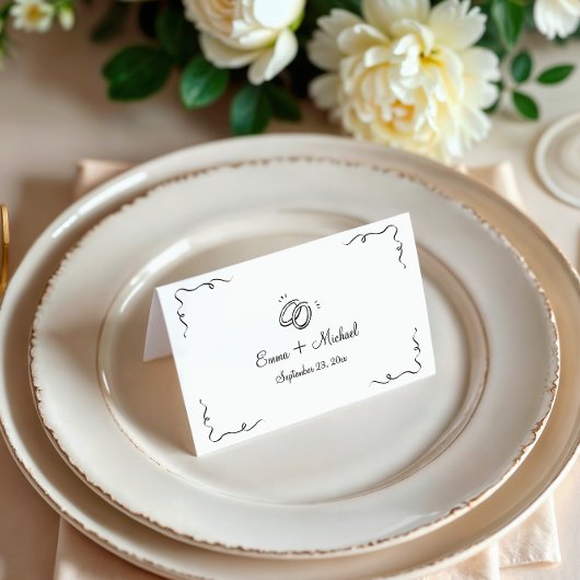 手お洒落引き結婚の座席表 テーブルナンバー