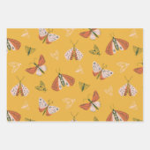 手お洒落引き網ボーホパターン ラッピングペーパーシート (正面3)