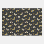 手お洒落引き網ボーホパターン ラッピングペーパーシート (正面2)