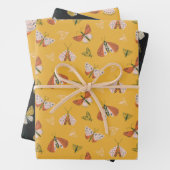 手お洒落引き網ボーホパターン ラッピングペーパーシート (インサイチュ)