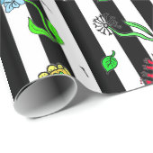 手お洒落引き花 ラッピングペーパー (ロールコーナー)