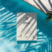 手お洒落引き30歳の誕生日ドリンクパーティー 招待状