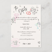 手お洒落描きキュピッ結婚ドCherubの詳細 エンクロージャーカード (正面)