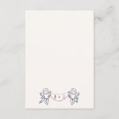 手お洒落描きキュピッ結婚ドCherubの詳細 エンクロージャーカード (裏面)