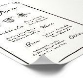 手お洒落描きバー ポスター (角)