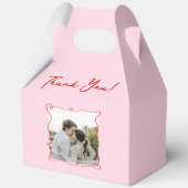 手お洒落描きピンク&レッド結婚ズ フェイバーボックス (裏面)