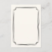 手お洒落描き予測できなの情結婚報 エンクロージャーカード (裏面)