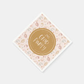 手お洒落描き紙吹雪カラフルグラードパーティー スタンダードカクテルナプキン (角)