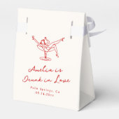 手お洒落描き赤バチェロレッテ フェイバーボックス (裏面サイド)