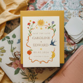 手お洒落絵を描天のフォーク結婚の セーブザデート