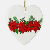 手かわいらし引き指パーソナライズされた数 セラミックオーナメント (右)