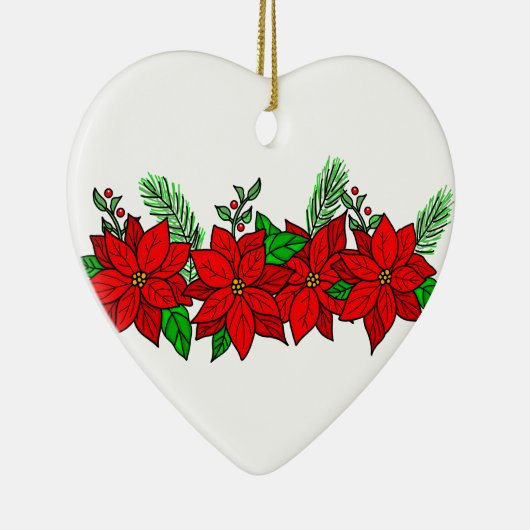 手かわいらし引き指パーソナライズされた数 セラミックオーナメント (右)