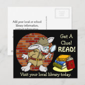 手がかりを掴め！ 読! ポストカード (正面/裏面)