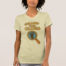 「手がかりを追え」Tシャツ