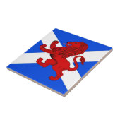 手がつけられないライオン/スコットランドの旗 タイル (側面)