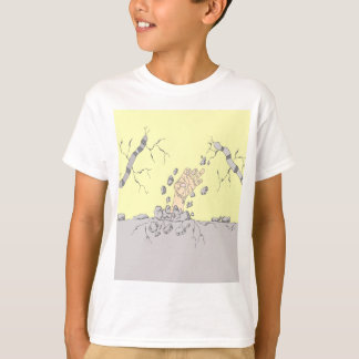 手が待って救済る Tシャツ