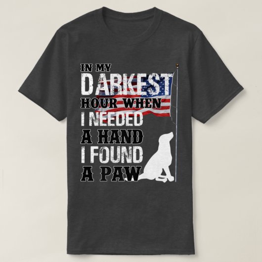 手が必要な時、私はポープレミアムを見つけた Tシャツ (デザイン正面)