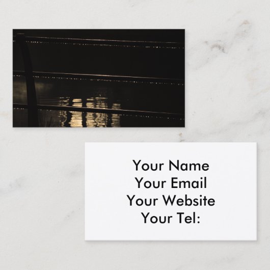 手すりと水滴 名刺 (正面/裏面)