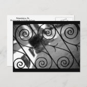 手すりをスクロール ポストカード (正面/裏面)