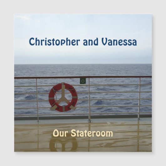 手すりステートルームドアマーカーで (正面)