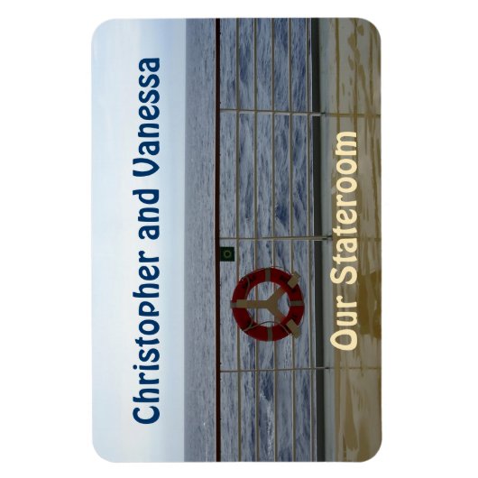 手すりステートルームドアマーカーで マグネット (縦)