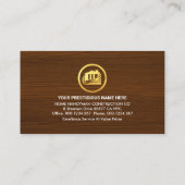 手すりツールスプロケットのホーム修復 名刺 (裏面)