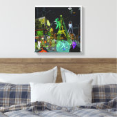 手つかずの科学者 キャンバスプリント (インサイチュ (寝室))