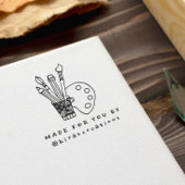 手づくりのかわいい商品のロゴ セルフインキングスタンプ